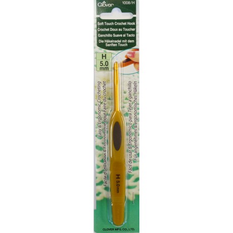 Clover 1007 Soft Touch Crochet Hook 4.00mm v.1 Every Sewer Needs Australia